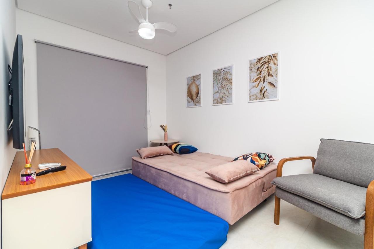 Apto Otima Localizacao A 100M Da Praia, Piscina, Ar Condicionado, Garagem E Portaria 24H Прая-Гранді Екстер'єр фото