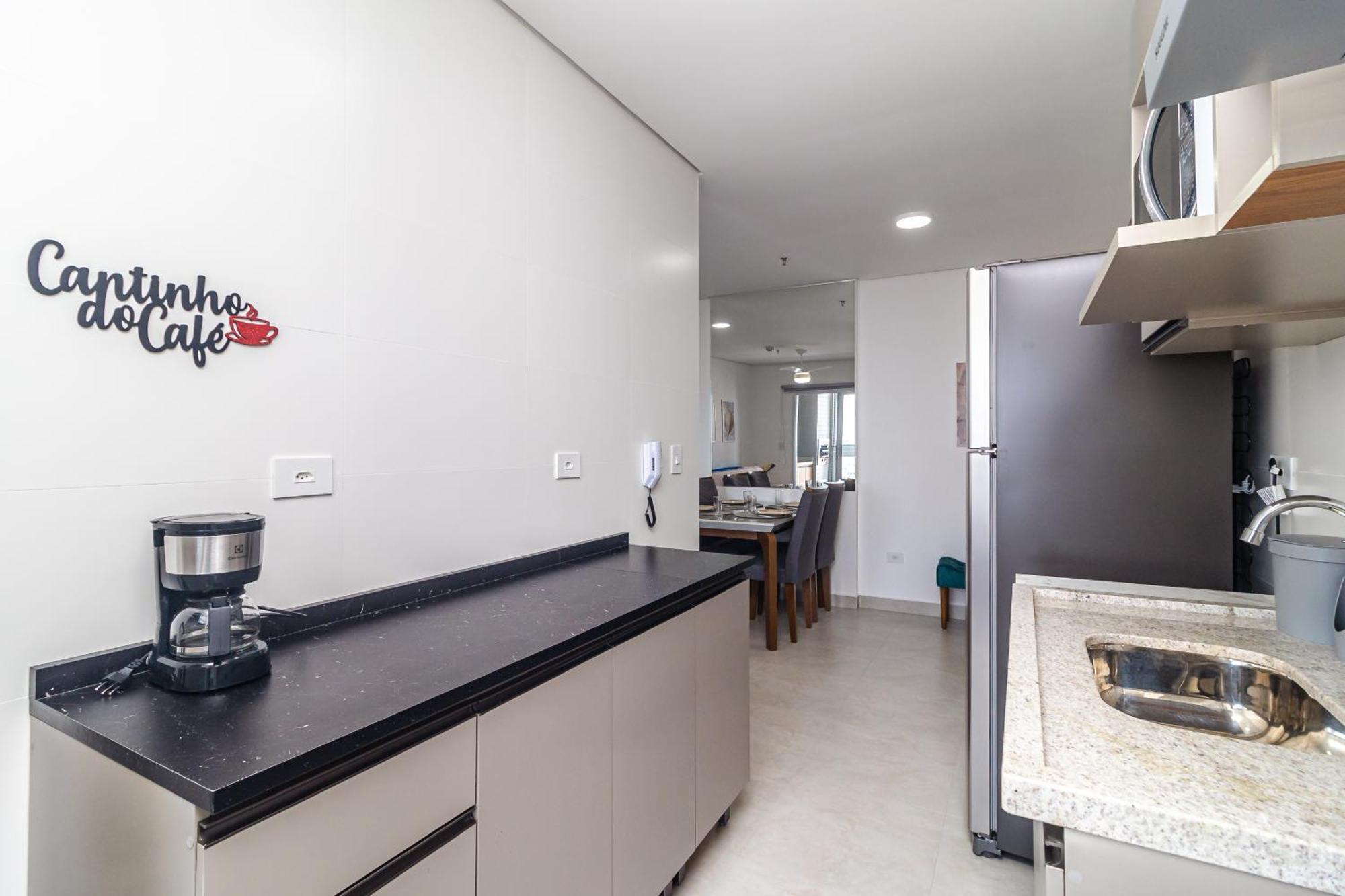 Apto Otima Localizacao A 100M Da Praia, Piscina, Ar Condicionado, Garagem E Portaria 24H Прая-Гранді Екстер'єр фото